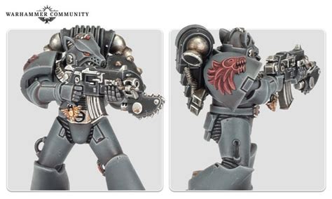 Space Wolf MK VI helmet paintovers : Warhammer30k