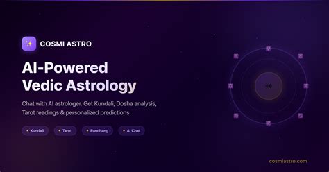 Free Ai Astrology Kundali Dosha Analysis And Daily Horoscope Cosmi Astro