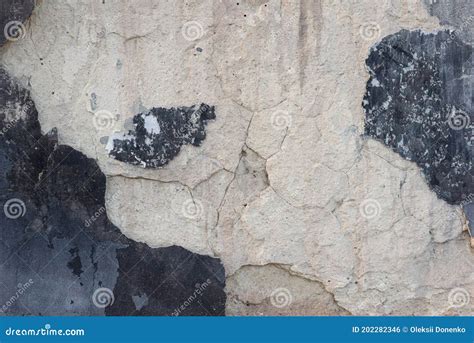 Cold Shade of Vintage Plaster Texture Outdoors at Home Stock Photo ...