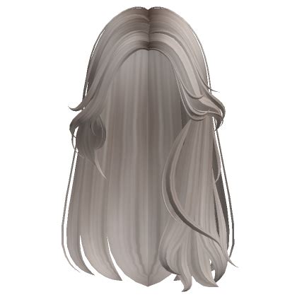 Long Lush Soft Messy Girl Hair Ash Blonde Roblox