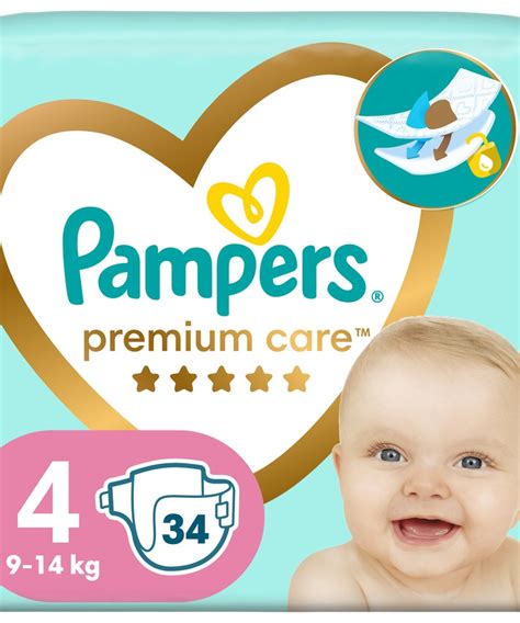 Підгузники 34шт Pampers Premium Care (4) м/уп купити в Києві та Україні ...