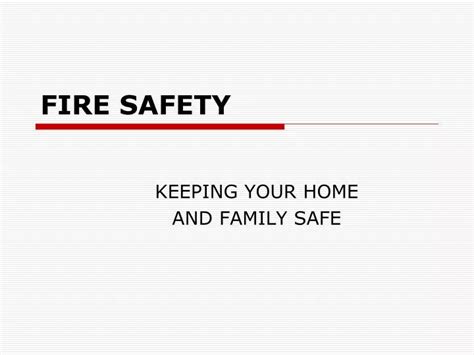 Ppt Fire Safety Powerpoint Presentation Free Download Id4930546