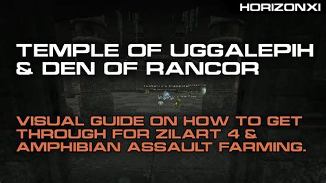 HorizonXI Den Of Rancor Guide YouTube