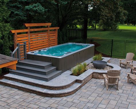 Modern Above Ground Hot Tub Randolph Indoor And Outdoor Design