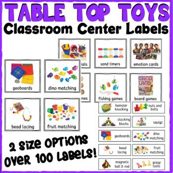 42 Toy Bin Labels Template