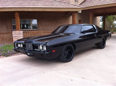 Black Car 1972 Ford Galaxie American Muscle Car For Sale