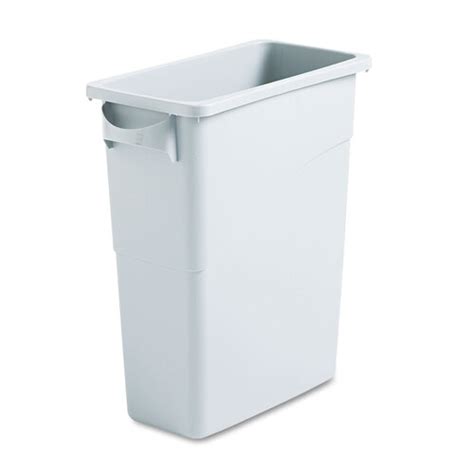 Bettymills Slim Jim Waste Container W Handles Rectangular Plastic