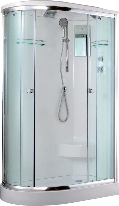 Душевая кабина Timo Lux T-7702 P R прямоугольная-асимметричная, поддон ...