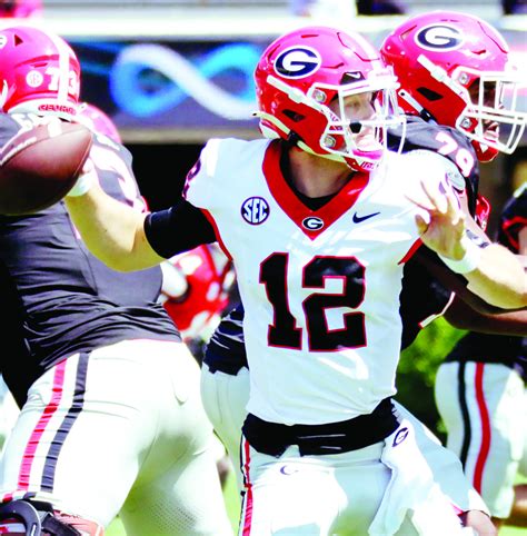 Georgia quarterbacks Gunner Stockton, Ryan Puglisi compete at G-Day