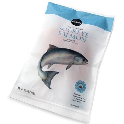 Publix Fresh Frozen Sockeye Salmon Fillets 12 Oz Shipt