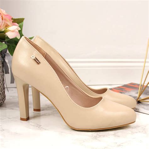 Cz Enka Damskie Matowe Na Obcasie Nude Sergio Leone Butyraj Pl