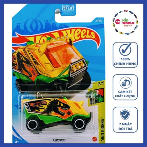 Xe mô hình Hot Wheels basic Khủng long Aero Pod GTC71 Shopee Việt Nam