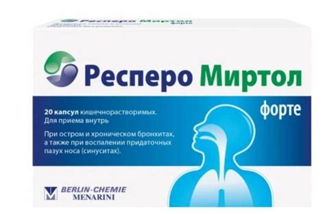 Buy Respero Myrtol Forte Capsules Mg Shopmybuy