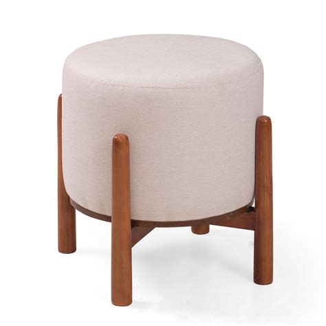 Puff Multiuso Orion Linho Nude MadeiraMadeira