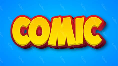 Yellow Red 3d Text Effect Free Illustrator Vector File