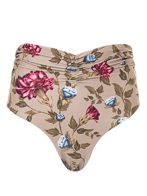 Agua By Agua Bendita Vaiven Memoria Bikini Bottoms Neutrals Farfetch Uk