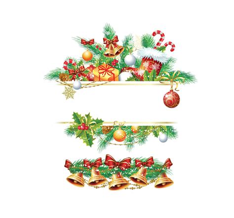 Christmas Border Clipart Christmas Banner Clipart Christmas - Etsy