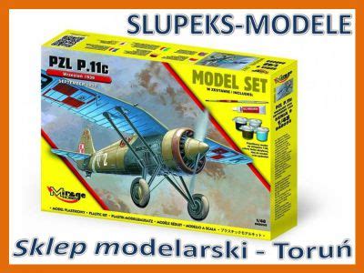 Mirage Hobby Pzl P C Polski Samolot My Liwski Farby Klej