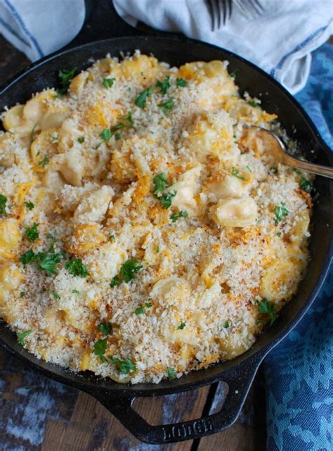 Baked macaroni and cheese with bread crumbs nutrition - porrate