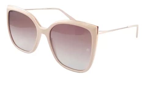 Óculos Solar Ana Hickmann Ah9294n N01 Nude Lente Degradê Parcelamento sem juros