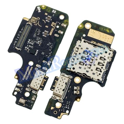 Placa De Conector De Carga USB Tipo C Con Lector De SIM Micrófono para