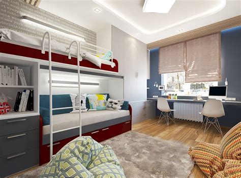 Детская комната для мальчика школьника | GD-Home.com