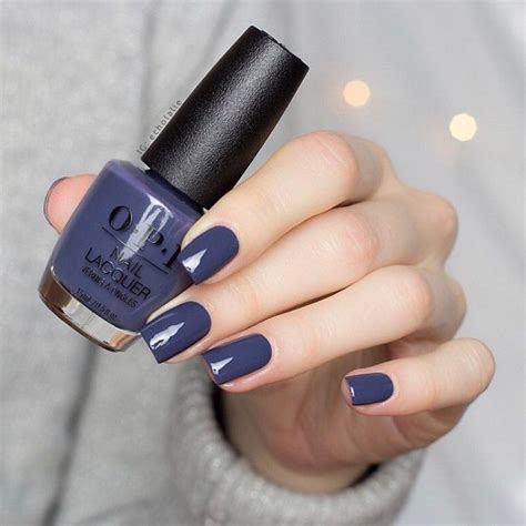 Dark Blue Nail Polish Winter Nails Colors Opi Iceland Collection