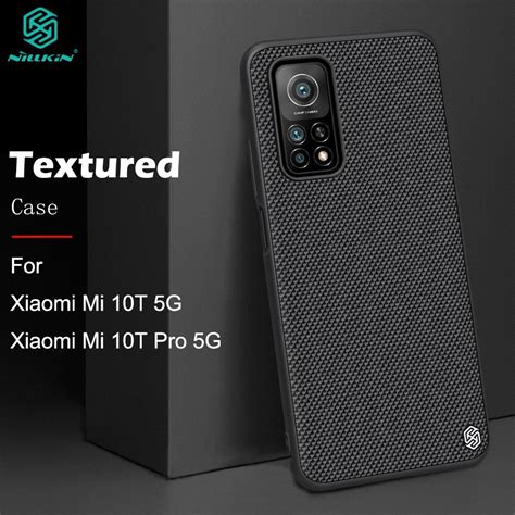 Nillkin For Xiaomi Mi 10t Pro 5g Casing Textured Thin Light Tpu Pc