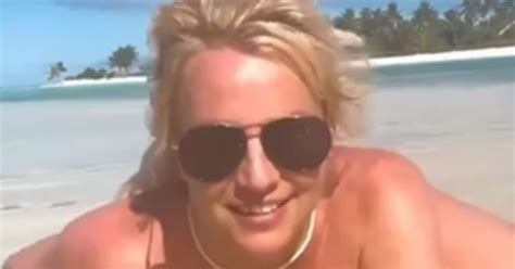 Britney Spears Ditches Bikini On The Beach Leaving Fans Concerned