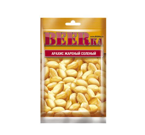 «Beerka», арахис жареный, солёный, 30 г - Доставка ночью Красноярск ...