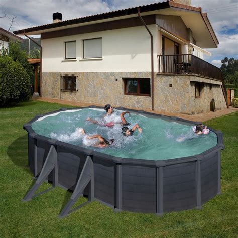 Piscina Fuori Terra Rigida GRE KITPROV508GF L Int 5 M X 3 M H 1 22 M