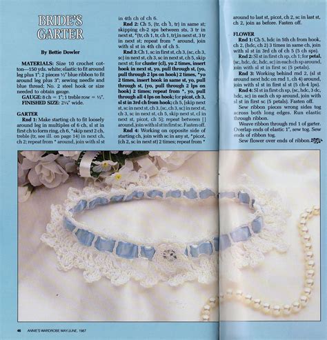 Crochet Garter Pattern