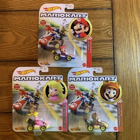 Hot Wheels Mario Kart Lot Of 3 PRINCESS PEACH Ubuy India