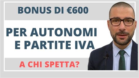 Bonus Di 600 Per Autonomi E PARTITA IVA A Chi Spetta Cura Italia