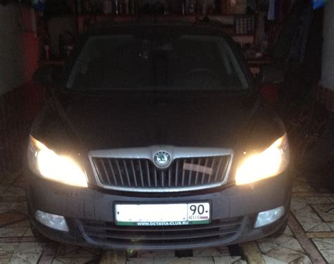 Заменил лампы — Skoda Octavia A5 Mk2, 1,4 л, 2011 года | аксессуары ...