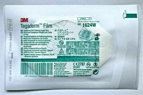 3m Tegaderm Film Dressing Pad 6 Cm X 7 Cm 1624 W Transparent Dressing
