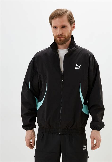 Олимпийка PUMA SWxP Track Jacket WV PUMA Black, цвет: черный ...
