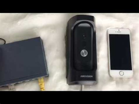 HIKVISION DS-KB8112-IM Door Phone mode and Door station mode test - YouTube