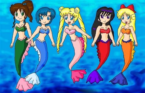 Sailor Mermaids By Goddessprincesslulu On Deviantart