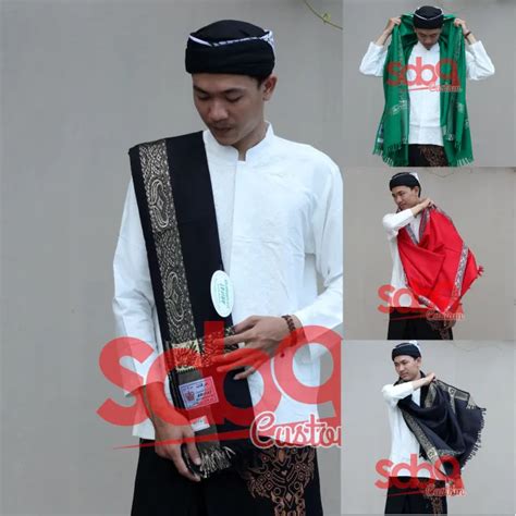 Sorban Yasmin Original Made In India Sorban Hijau Hitam Panjang