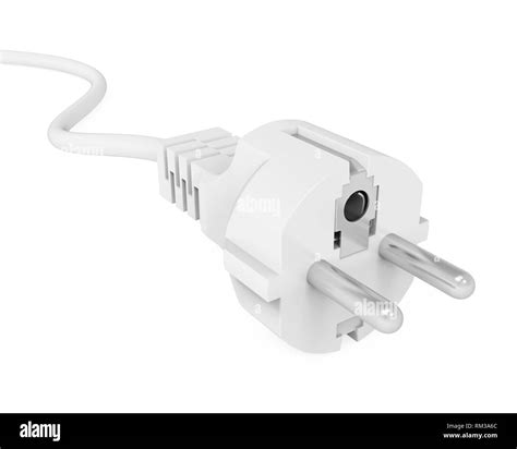 Power Plug Isolated Stock Photo Alamy