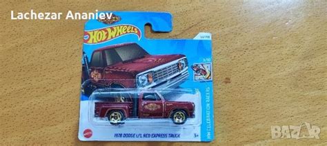 Hot Wheels Dodge Li L Red Express Truck Id Bazar Bg