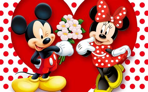 Mickey Mouse, Minnie Mouse, The Walt Disney Company, Cartoon, Red ...