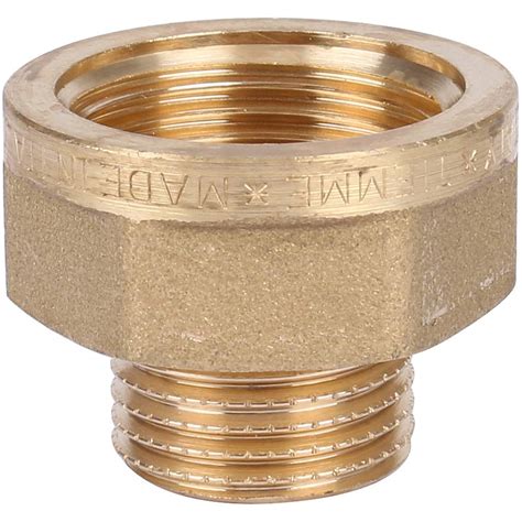 Переходник резьбовой ВН 3/4" x 1/2" латунь TIEMME – купить за 287,50 руб.