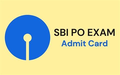 Sbi Po Admit Card 2022 Is Out Now Download Now