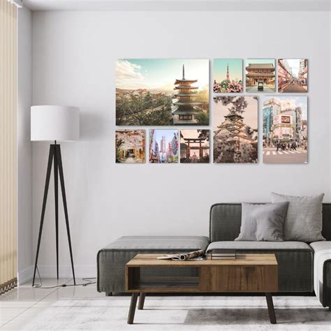 Модульна Інтер'єрна картина-постер на стіну Сучасна Японія 90*170 ...