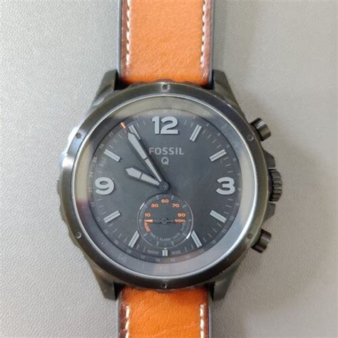 Fossil Q Nate Hybrid Smartwatch Stainless Steel Ρολόγια Insomniagr