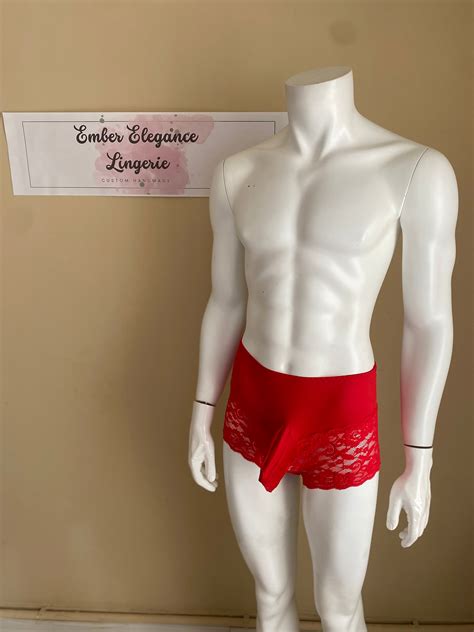 Lace Femboy Panties With Pouch Femboy Lingerie Sissy Lingerie For Men Etsy