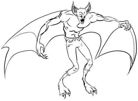 bat skeleton drawing  getdrawings