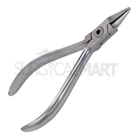 Light Wire Bird Beak Pliers With Groove Surgical Mart